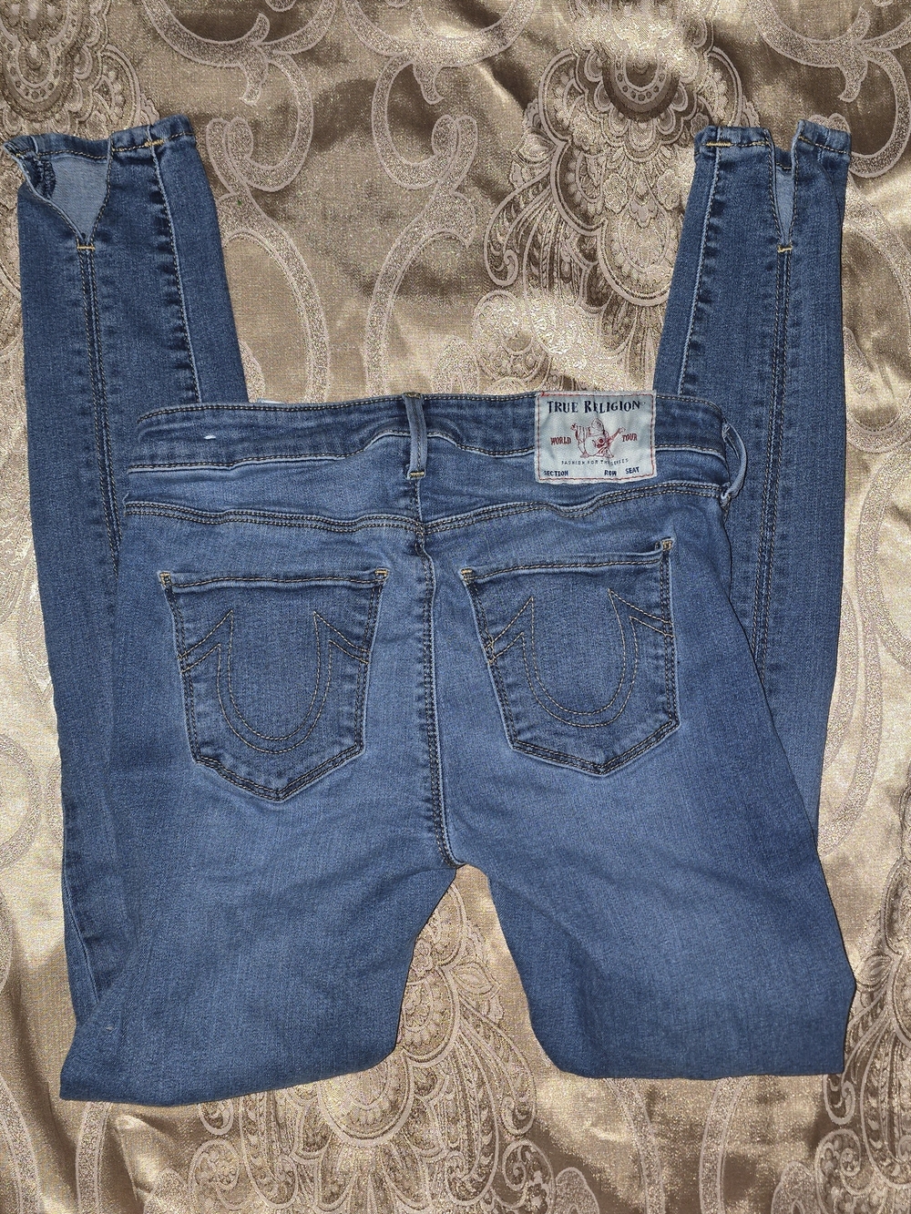 True Religion Women's Blue Skinny Jeans